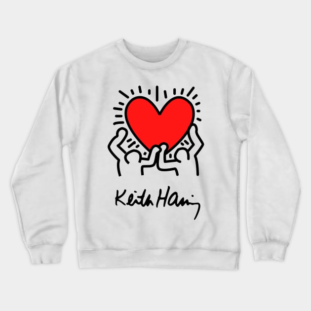 keith pain haring 2 Crewneck Sweatshirt by Kieranstores@hotmail.com